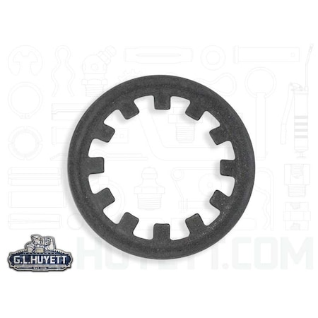 Rotor Clip External Push-On Retaining Ring, Stainless Steel Plain Finish, 5/8 in Shaft Dia TX-062-SS